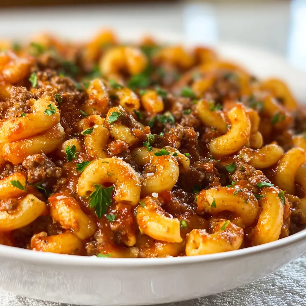 Delicious Homemade Beefaroni Recipe | Easy & Comforting Beef Pasta Meal