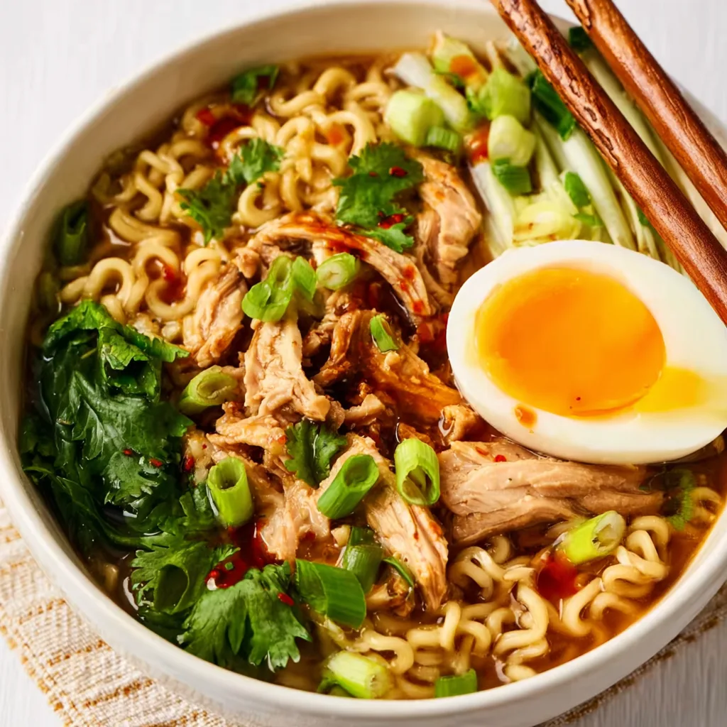 Homemade Chicken Ramen Recipe | Easy & Delicious Chicken Ramen Bowl