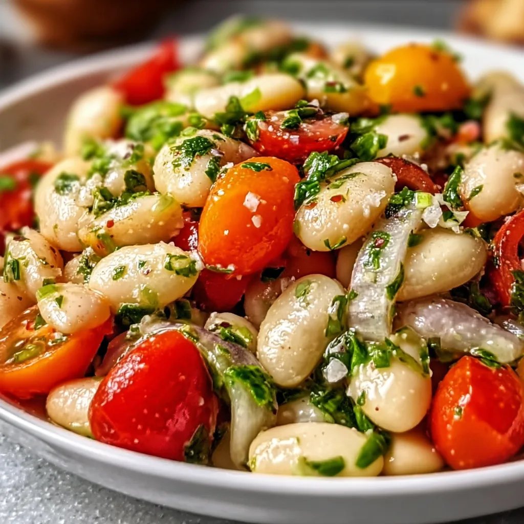 Italian White Bean Salad Recipe | Easy & Healthy Mediterranean Dish