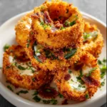Crispy Jalapeño Popper Stuffed Onion Rings | Spicy & Cheesy Snack Recipe