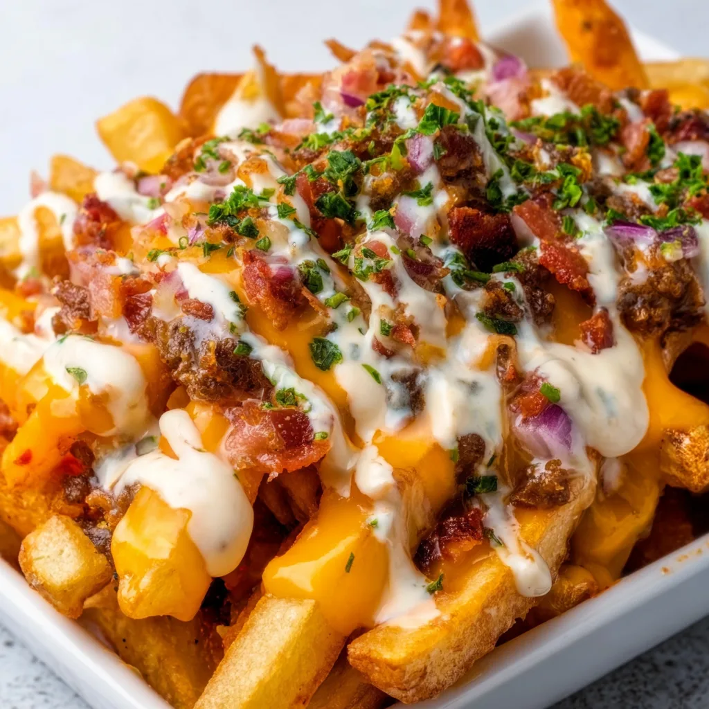 Loaded Dirty Fries | Ultimate Loaded Fries Recipe with Toppings