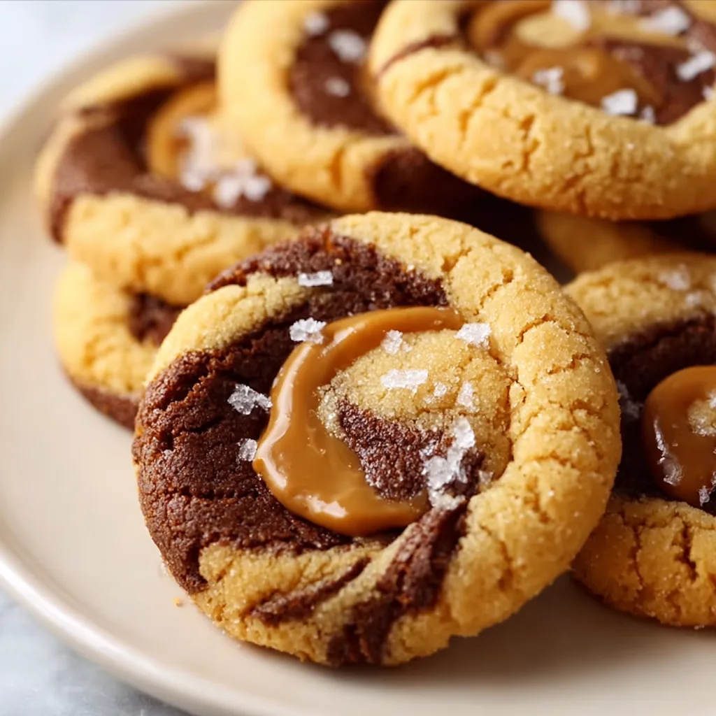 Marbled Cookies with Peanut Butter & Chocolate Brownie Swirls – Decadent Dessert Recipe