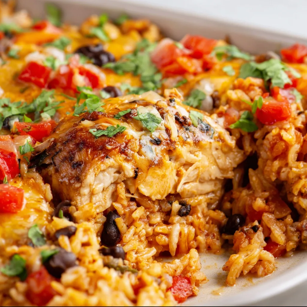 Easy Mexican Chicken and Rice Casserole Recipe | Delicious One-Pot Meal