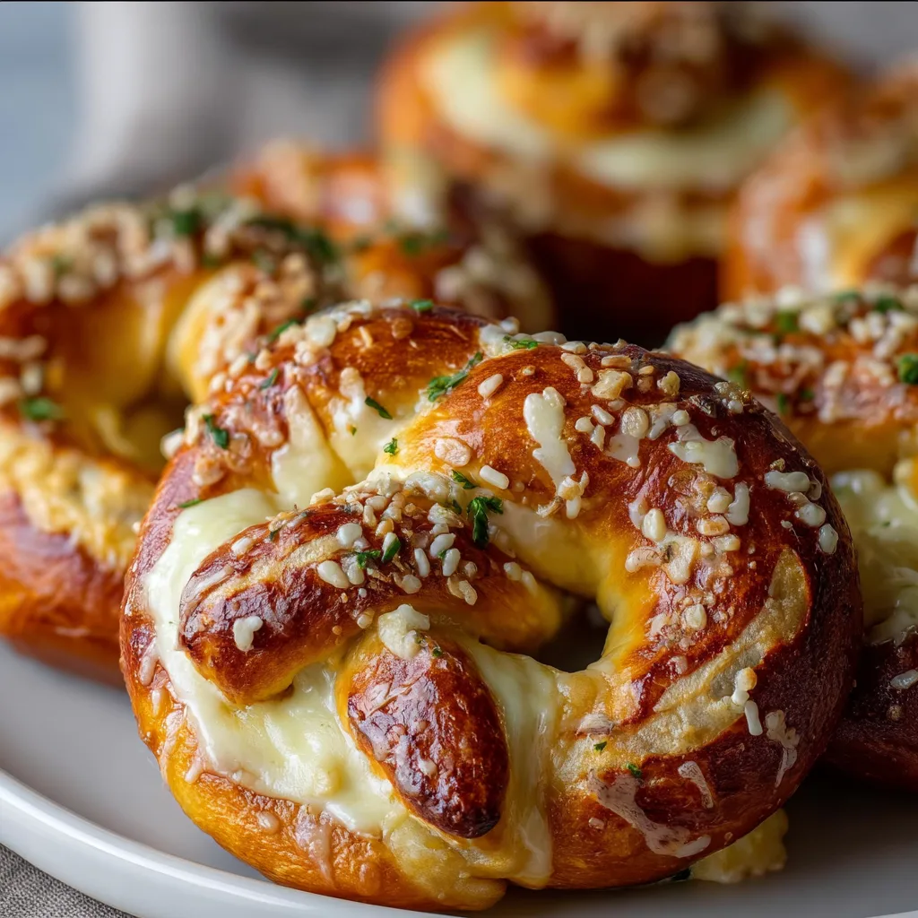 Cheesy Mozzarella Stuffed Soft Pretzels Recipe – Gooey & Delicious Snack