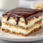 Delicious No Bake Eclair Cake Recipe with Rich Chocolate Ganache