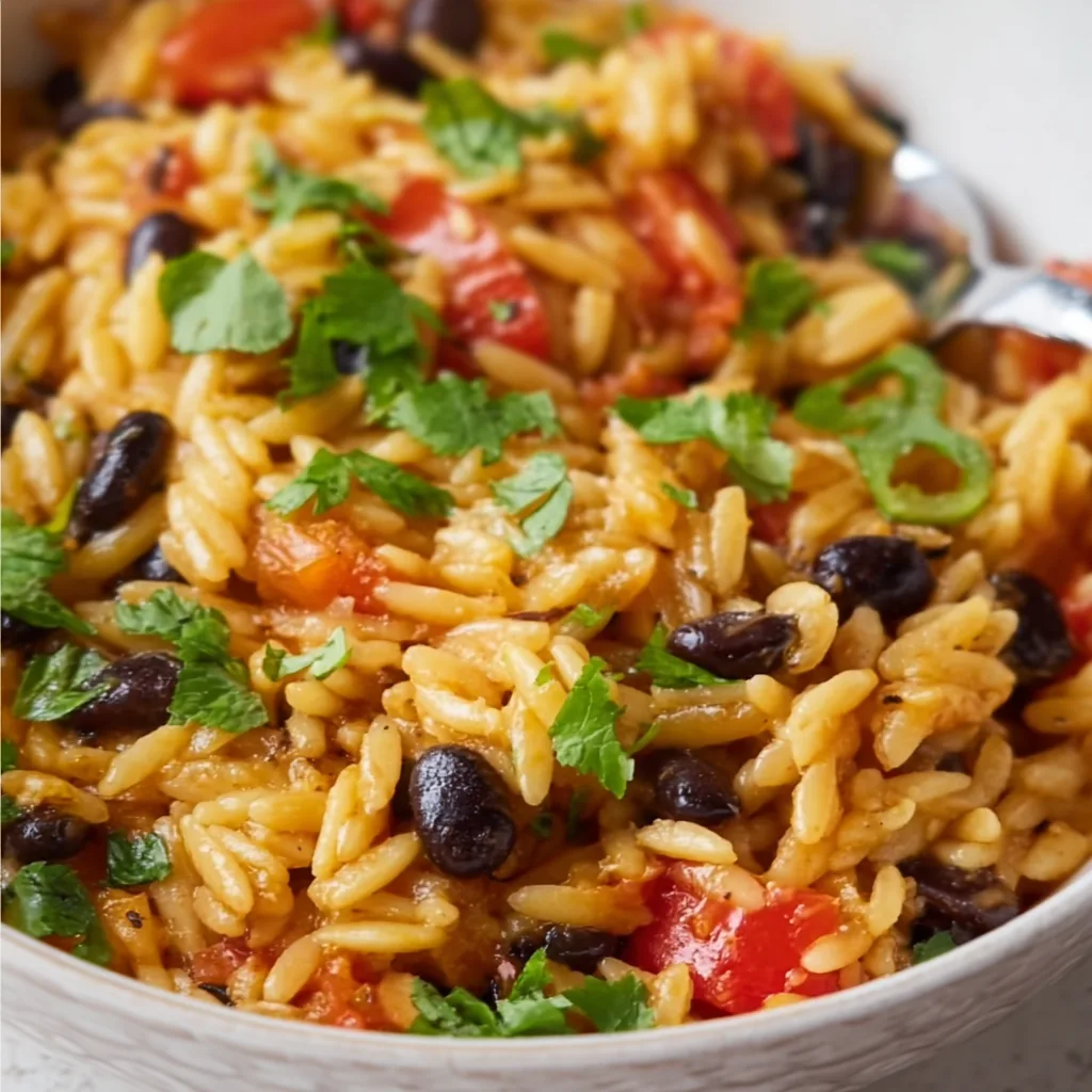 Easy One Pot Taco Orzo with Black Beans Recipe | Quick & Flavorful Meal 3 Easy One Pot Taco Orzo with Black Beans Recipe | Quick & Flavorful Meal