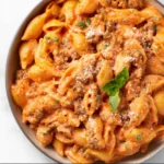 Delicious Pink Sauce Pasta with Ground Turkey Recipe | Easy & Healthy Meal