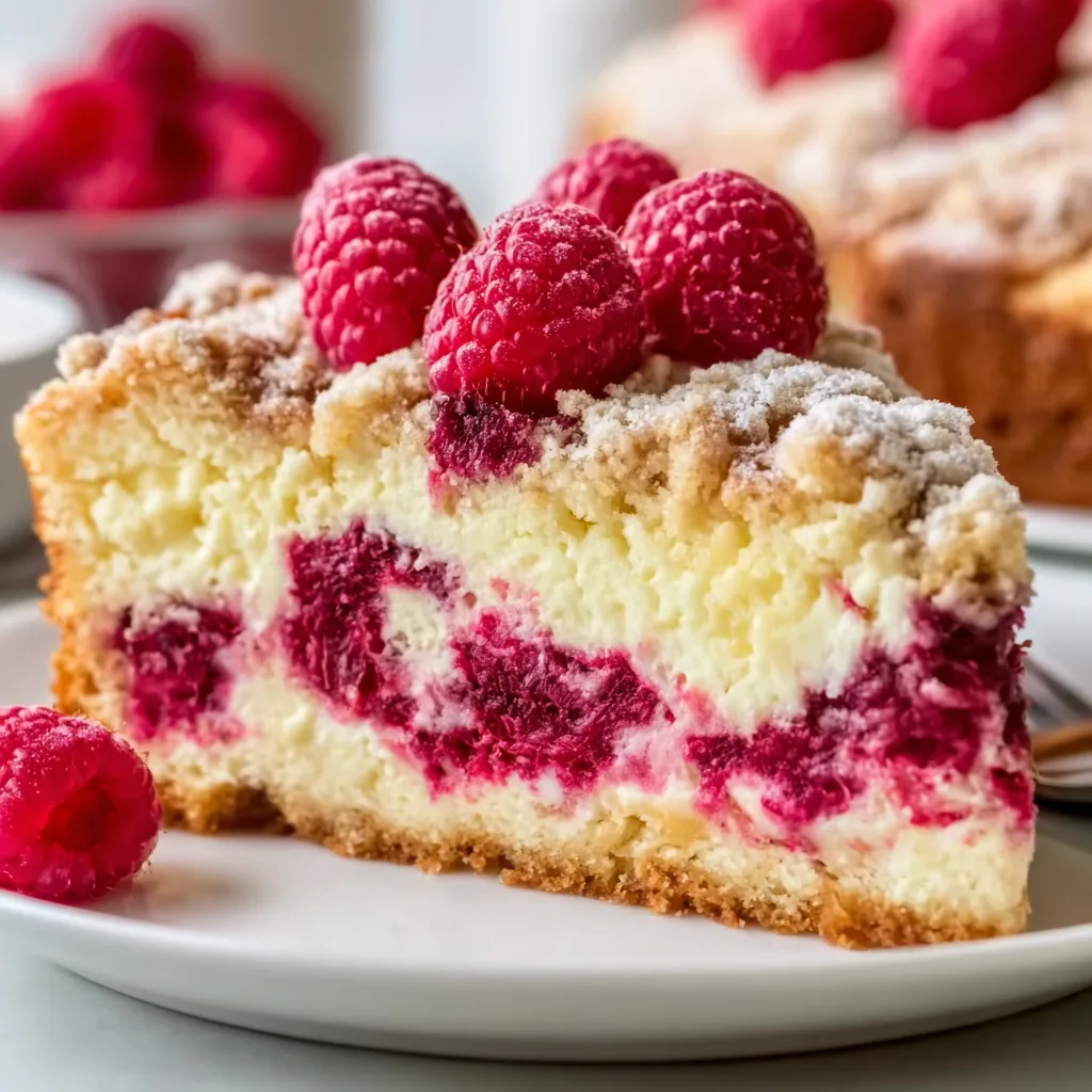 Decadent Raspberry Cream Cheese Coffee Cake Recipe – Moist & Delicious