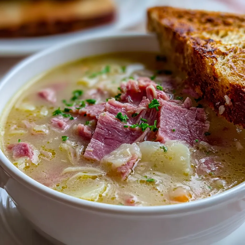 Hearty Reuben Soup Recipe | Classic Corned Beef & Sauerkraut Soup