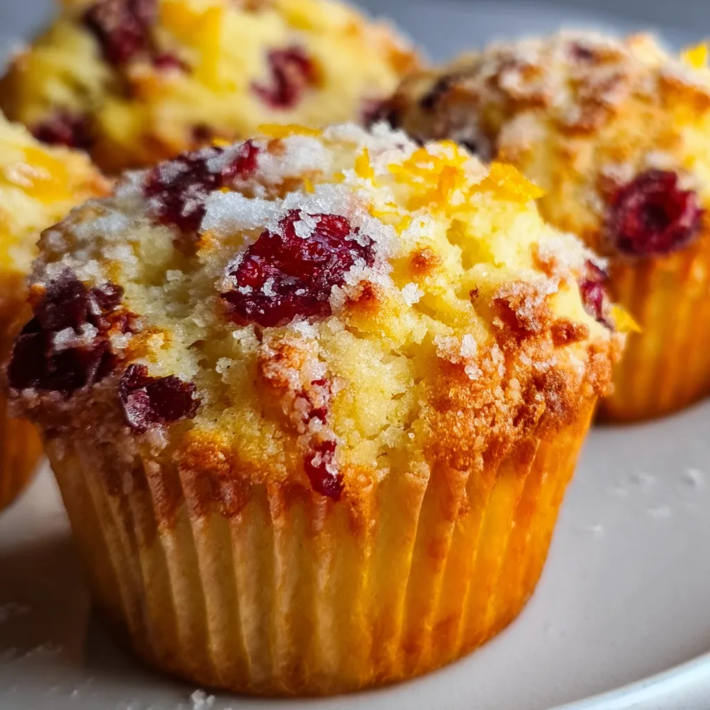 Delicious Ricotta Cranberry Orange Muffins Recipe | Moist & Flavorful Breakfast Treat
