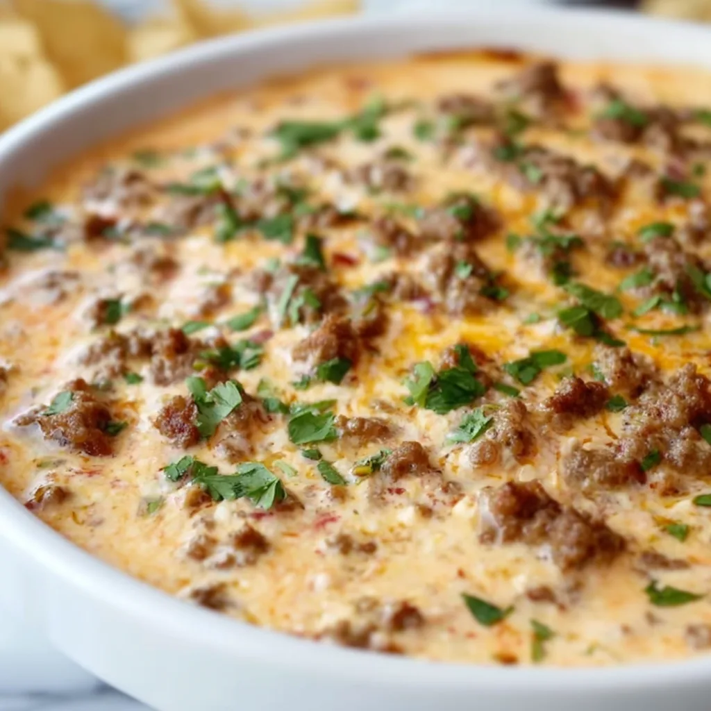 Delicious Rotel Sausage Dip Recipe for Game Day Parties | Easy & Crowd-Pleasing Snack