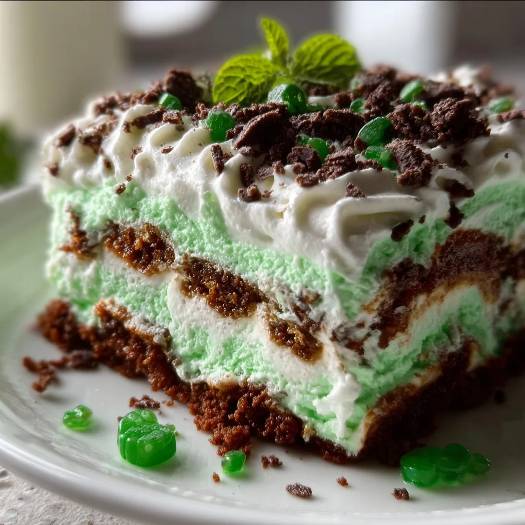 Delicious Shamrock Shake Dessert Lasagna Recipe | Easy St. Patrick’s Day Treat