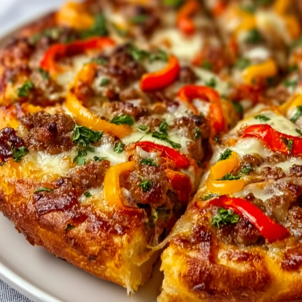 Spicy Sausage & Pepper Pizza | Bold & Flavorful Italian Favorite