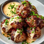 Tender Korean BBQ Meatballs with Spicy Mayo Dip | Easy & Flavorful Recipe