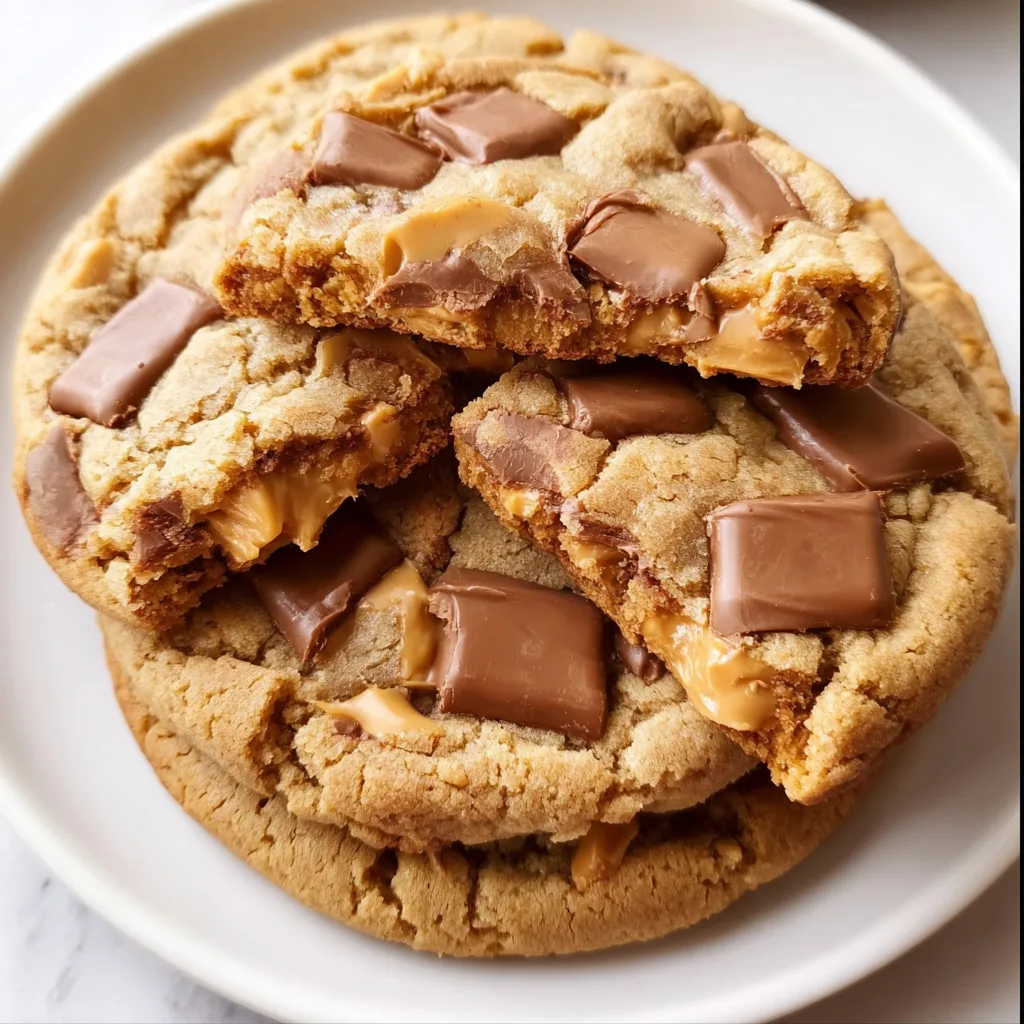 Triple Reese’s Peanut Butter Cookies Recipe
