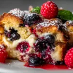Delicious Wild Berry Bread Pudding Recipe | Easy & Fruity Dessert
