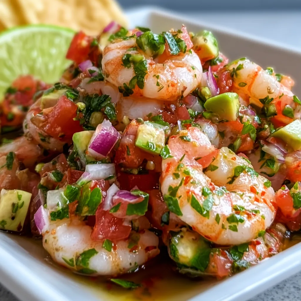 Fresh & Zesty Chili Lime Shrimp Ceviche Recipe | Easy Seafood Appetizer