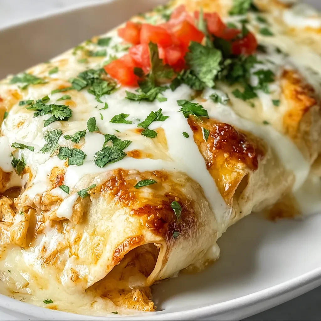 Creamy Queso Chicken Enchiladas Recipe | Easy & Delicious Mexican Dinner