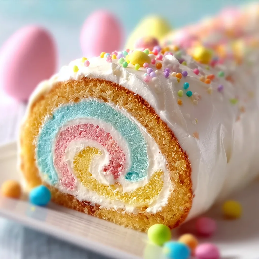 Delicious Easter Cake Roll Recipe | Perfect Spring Dessert Idea