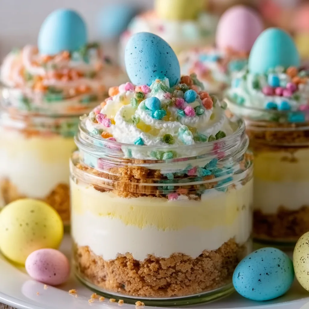Delicious Easter Egg Cheesecake Jars Recipe | Easy & Festive Dessert Ideas