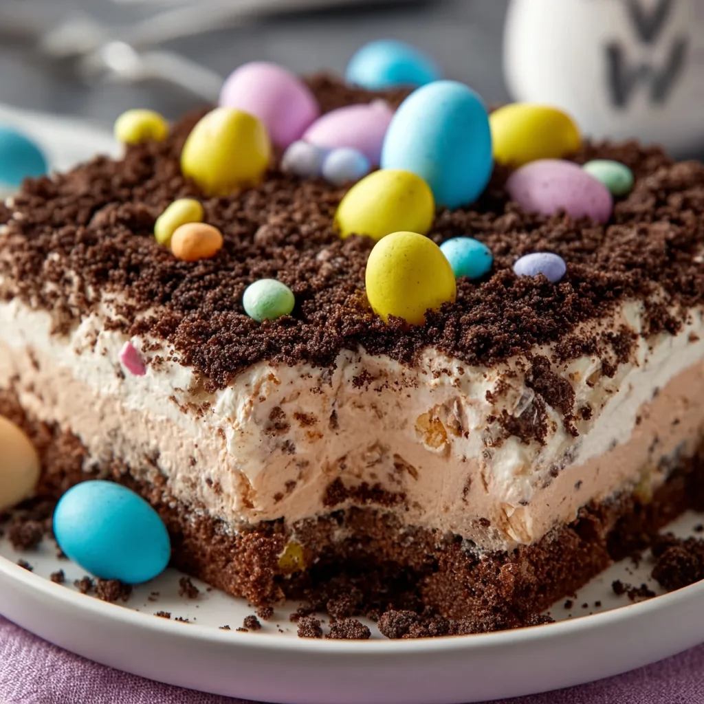 Easy No Bake Easter Dirt Cake Casserole Recipe – Quick & Delicious Dessert