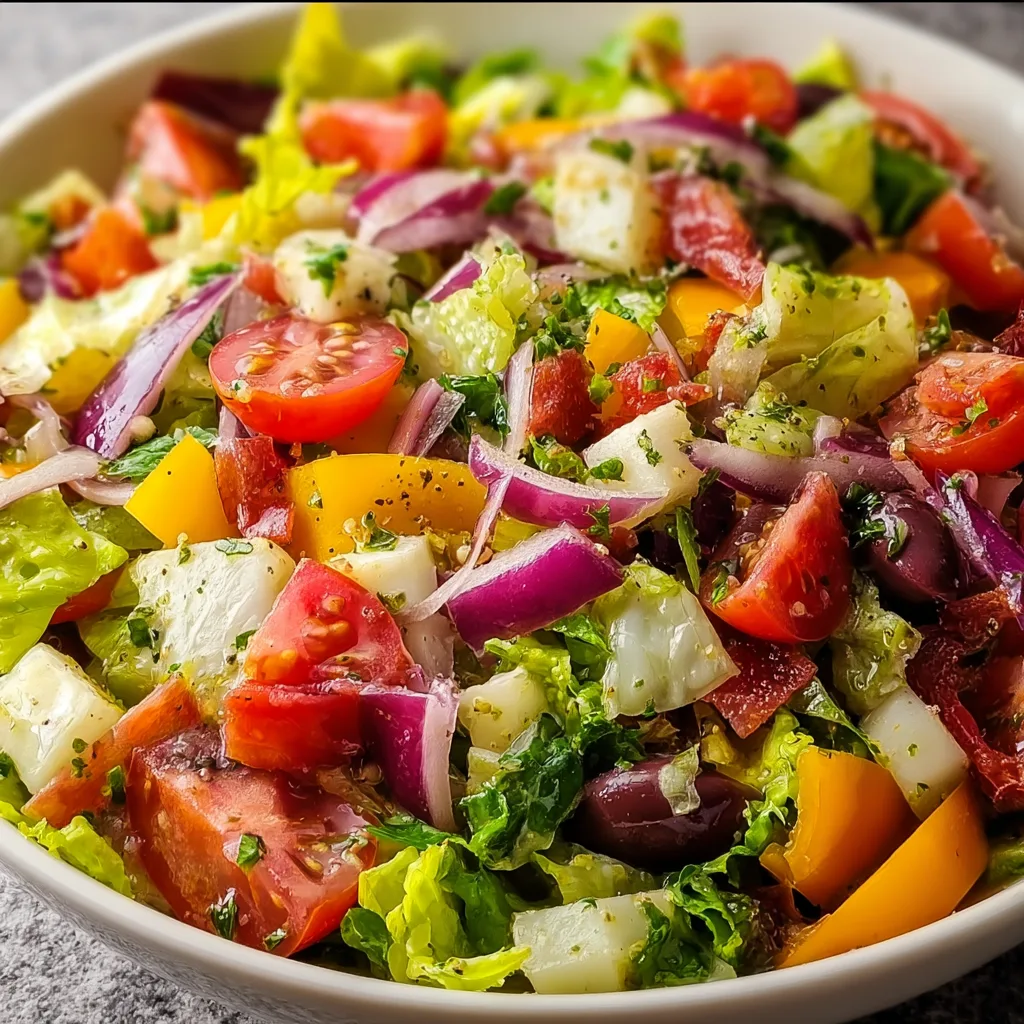 Fresh Italian Chopped Salad Recipe | Easy & Healthy Salad Ideas