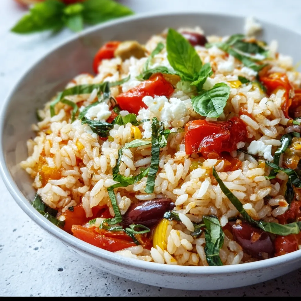 Healthy Mediterranean Rice Bowl Recipe | Nutritious & Delicious Meal Idea