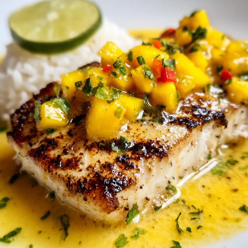 Mahi Mahi with Mango Lime Butter – Tropical Seafood Recipe