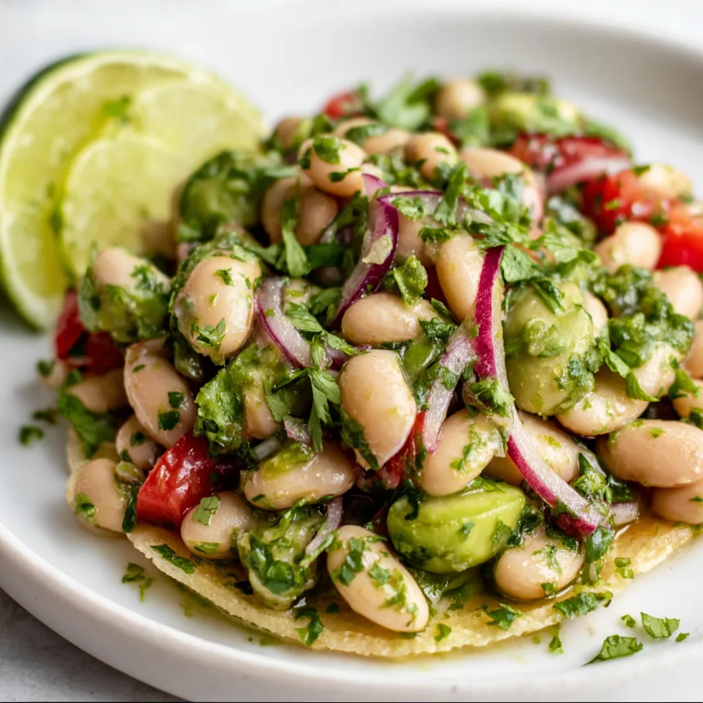 Fresh Marinated Cilantro Lime Bean Salad Recipe | Easy & Healthy Side Dish