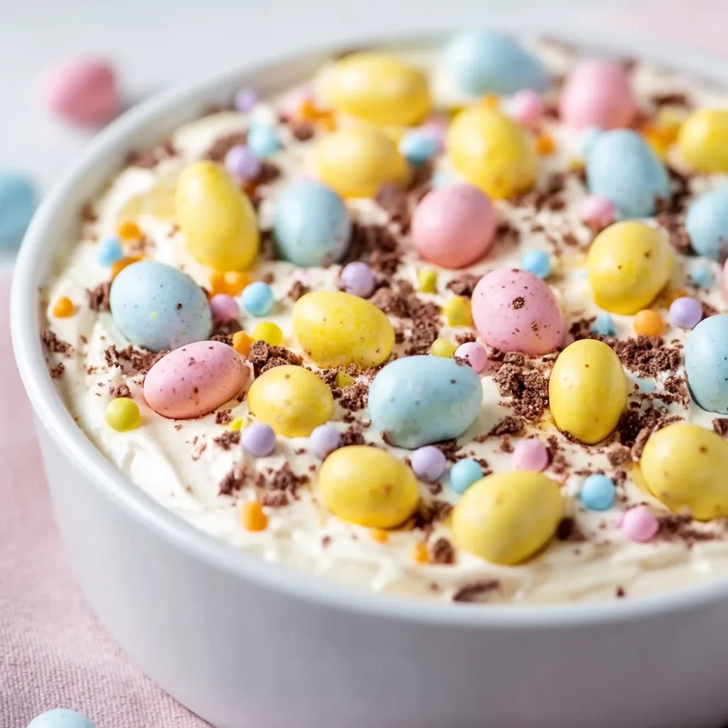 No Bake Cadbury Mini Eggs Cheesecake Dip Recipe – Easy & Delicious Dessert