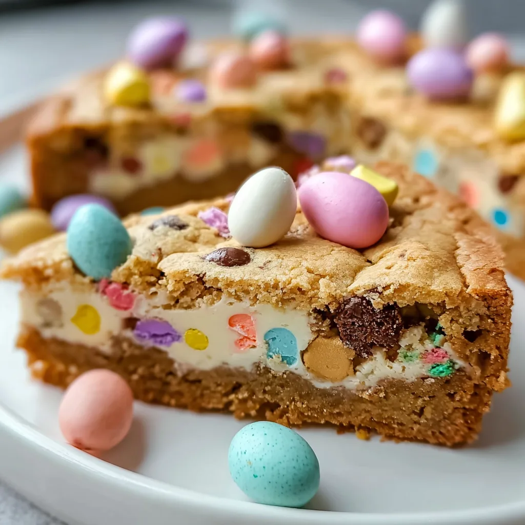 Chewy Giant Easter Cookie Cake – Perfect Sweet Treat for Your Holiday Celebration