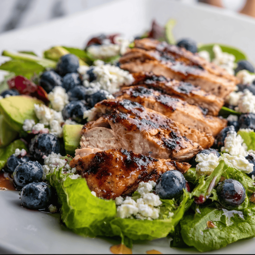 Fresh and Healthy Chicken Blueberry Feta Salad Recipe | Easy & Delicious