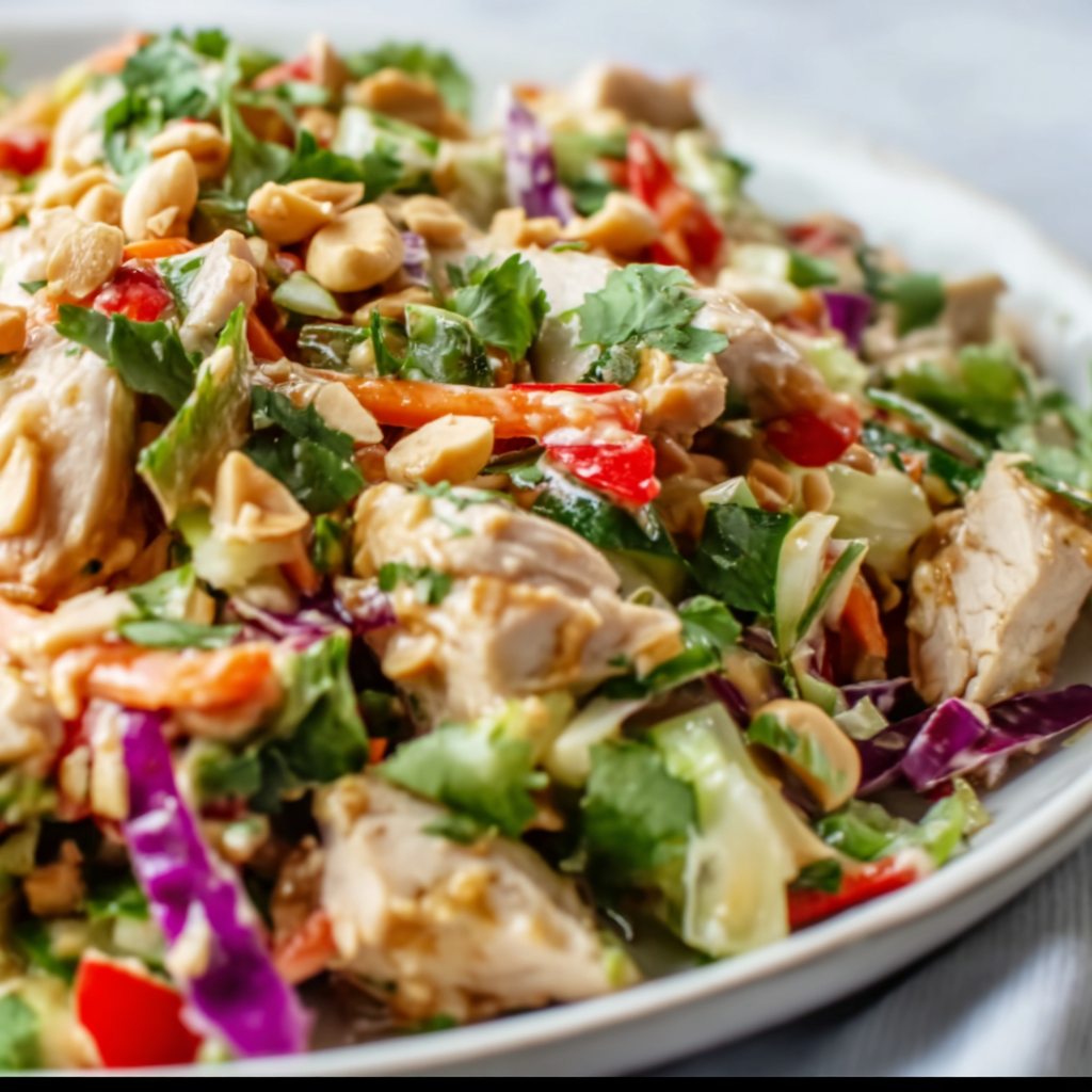 Chopped Thai-Inspired Chicken Salad | Fresh & Flavorful Recipe
