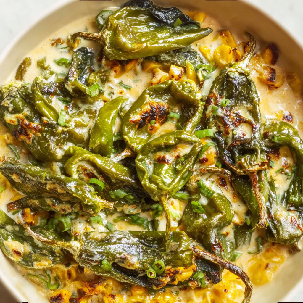 Authentic Mexican Rajas Poblanas Recipe | Creamy Poblano Pepper Strips
