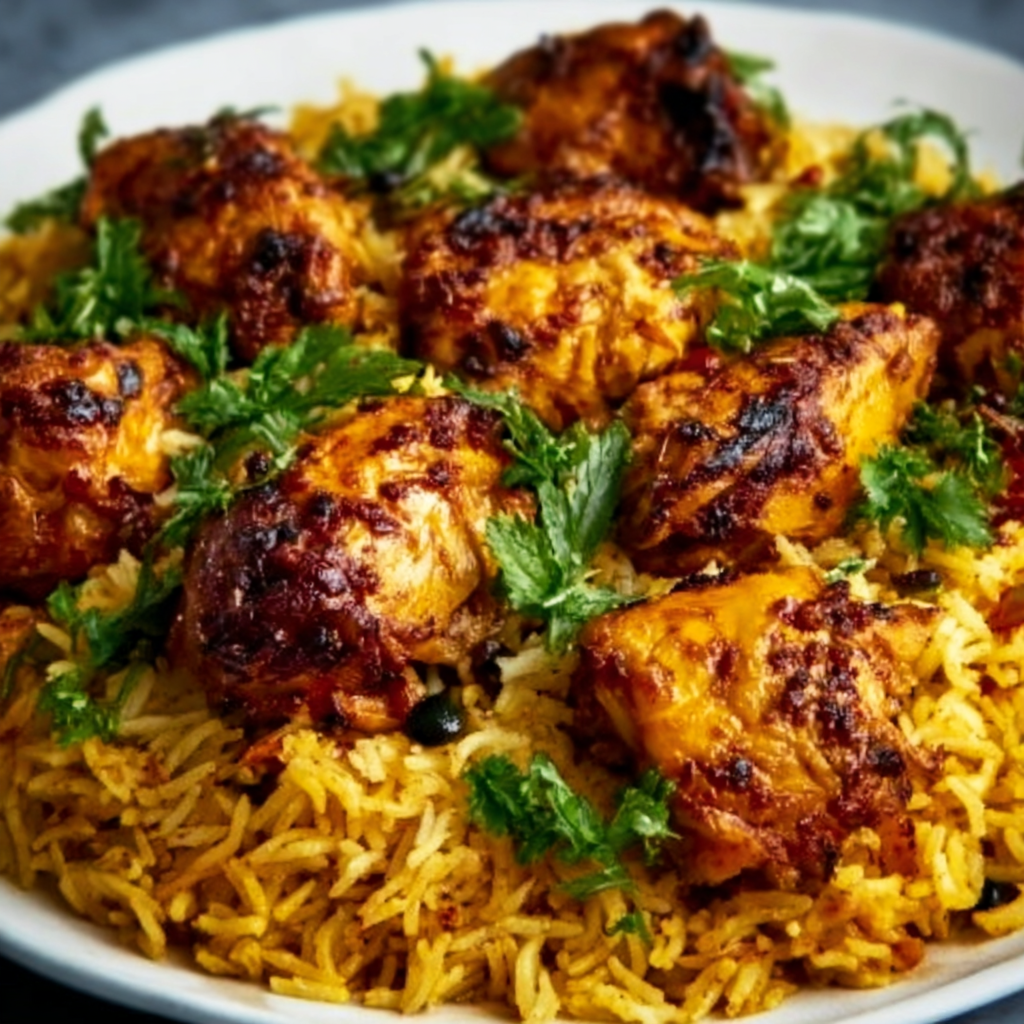 Authentic Moroccan Chicken & Rice Recipe | Flavorful & Easy to Make