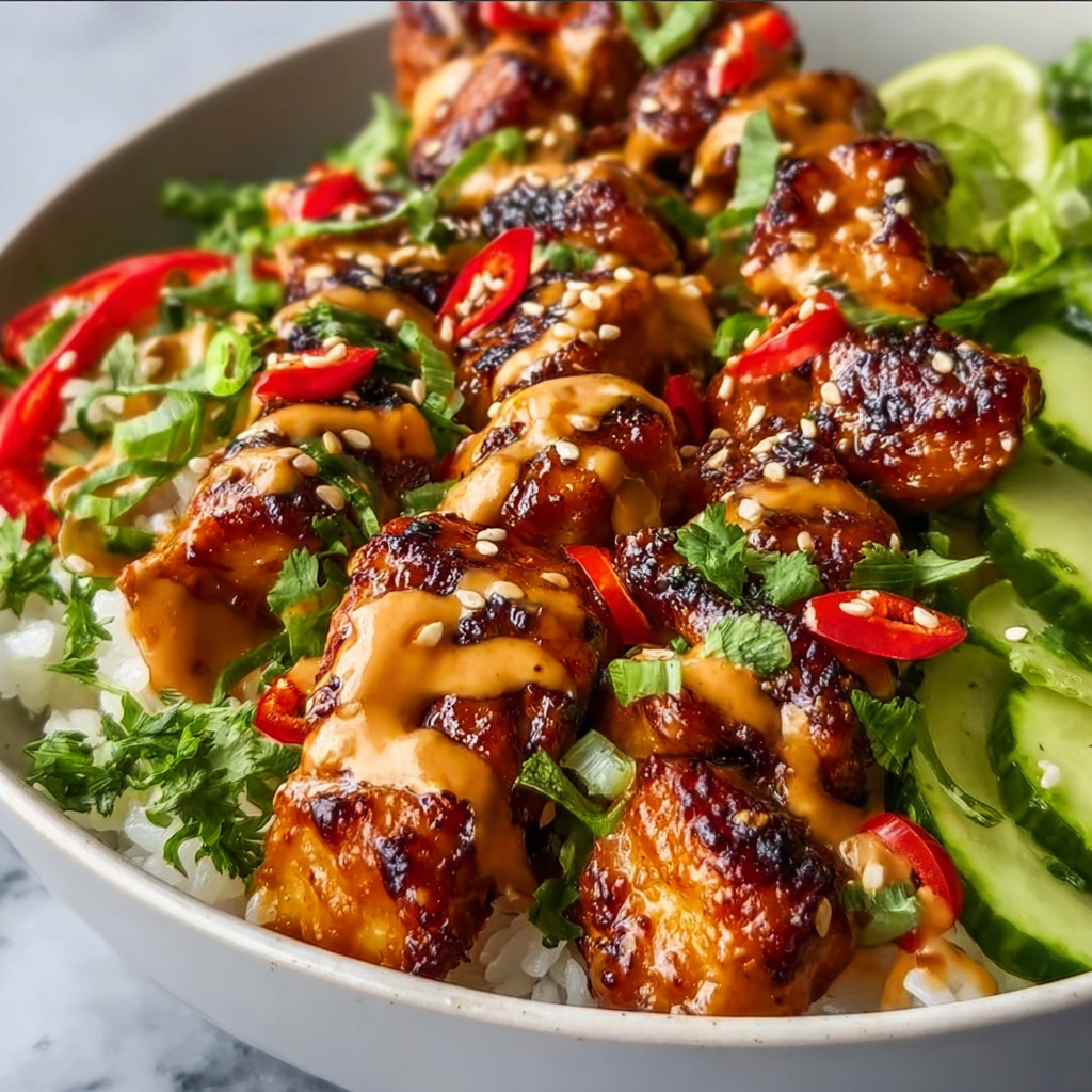 Delicious Sweet Chili Chicken Bowl Recipe | Easy & Flavorful Meal