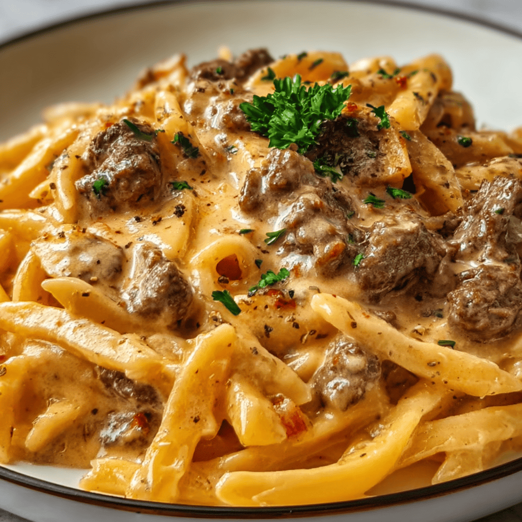 High Protein Creamy Beef Pasta Recipe | Delicious & Nutritious Meals